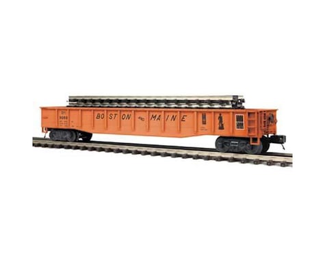 MTH Trains O Gondola w/ScaleTrax Straights, B&M #9088