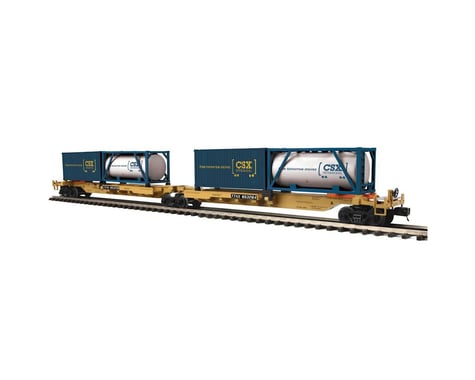 MTH Trains O Spine Car w/2 Containers, TTX #653204 (2)