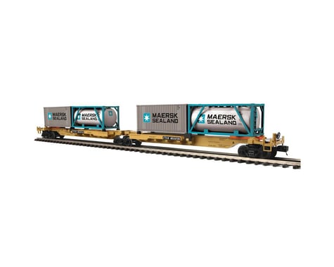 MTH Trains O Spine Car w/2 Containers, TTX #65235 (2)
