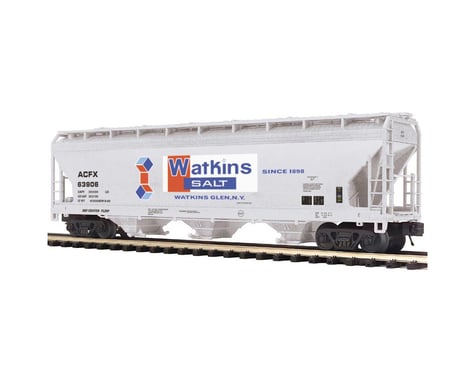 MTH Trains O 3-Bay Centerflow Hopper, Watkins Salt