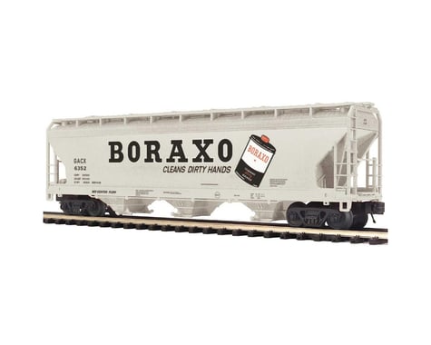 MTH Trains O 3-Bay Centerflow Hopper, Borax #6352