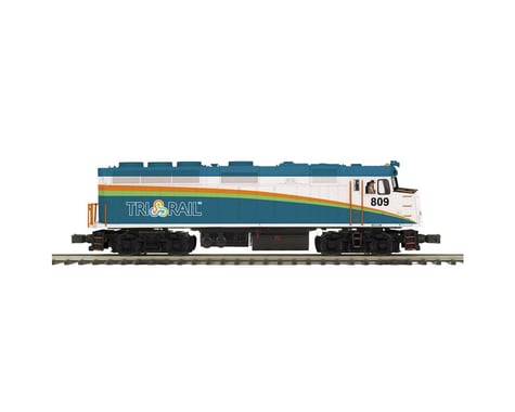 MTH Trains O Scale F40PH w/PS3, Florida Tri-Rail #809