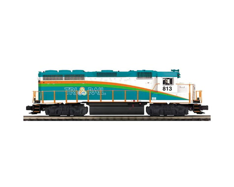 MTH Trains O Scale GP-40 w/PS3, Florida Tri-Rail #813