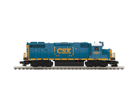 MTH Trains O Scale GP38-2 w/PS3, CSX #2681