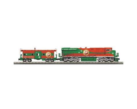 MTH Trains O-27 Imperial ES44AC & Caboose w/PS3, Christmas