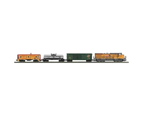 MTH Trains O-27 Dash-8 Freight Set w/PS3, UP