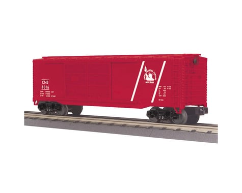MTH Trains O-27 40' Double Door Box, CNJ