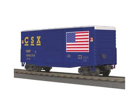 MTH Trains O-27 40' High Cube Box, CSX #196318