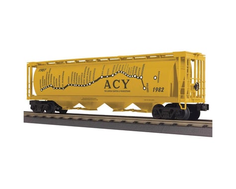 MTH Trains O-27 4-Bay Cylindrical Hopper, AC&Y