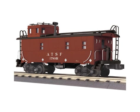 MTH Trains O-27 Offset Steel Caboose, SF #1789R