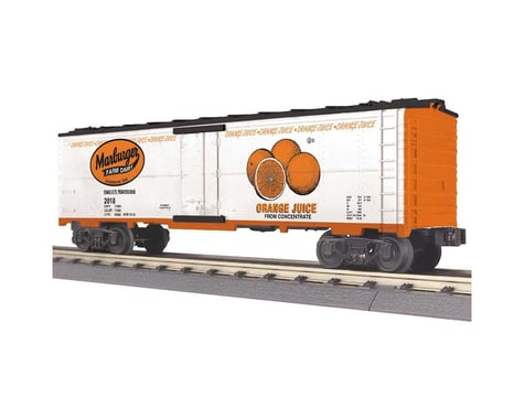 MTH Trains O-27 Modern Reefer, Marburger Dairy Orange Juice