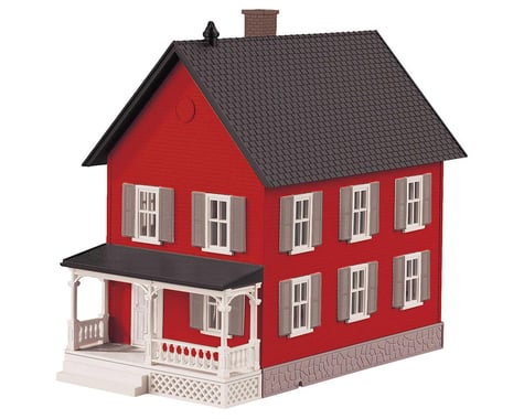 MTH Trains O Row House #2, Red & Gray