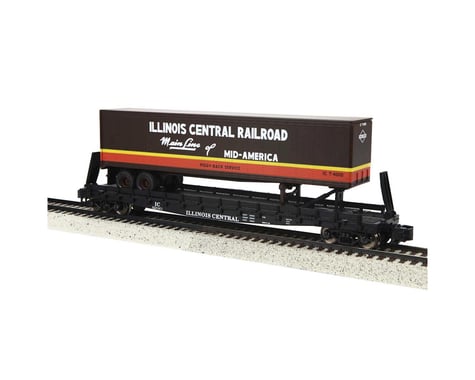 MTH Trains S Scale Flat w/48' Trailer, IC #62810