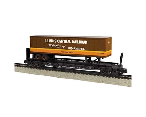 MTH Trains S Scale Flat w/48' Trailer, IC #62813