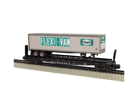 MTH Trains S Scale Flat w/48' Trailer, NYC #506059