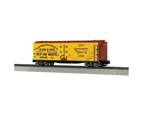 MTH Trains S 40' Wood Reefer, Fulton Market #10400