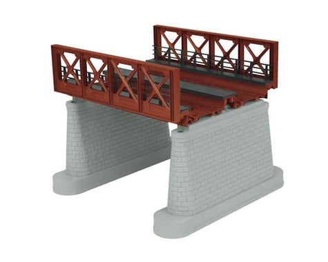 MTH Trains O 2-Track Girder Bridge, Rust