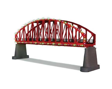 MTH Trains O Steel Arch Bridge w/Operating Christmas Lights
