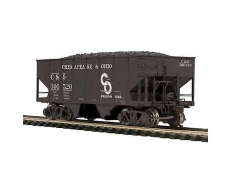 MTH Trains HO USRA 55-Ton Steel Twin Hopper, C&O #300520