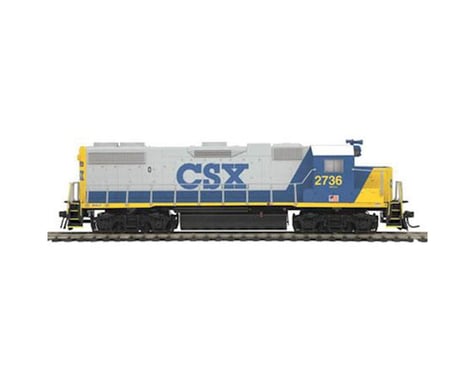 MTH Trains HO GP38-2 w/NMRA, CSX #2736