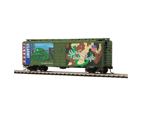 MTH Trains HO 40' PS-1 Box, US Army/Spirit of UP