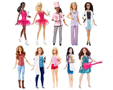 Mattel Barbie Career Doll & Accessories Wearing Professional Outfits Assortment