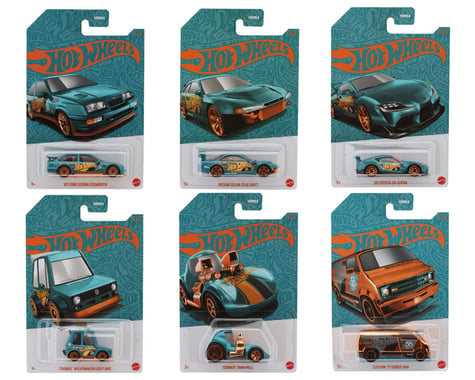 SCRATCH & DENT: Mattel Hot Wheels 56th Anniversary Pearl & Chrome Assortment (72)