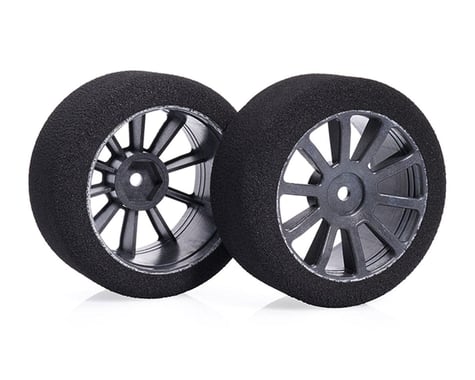 Matrix Tires 30mm 1/10 Foam Rear Tires (Air Carbon Rim) (2) (12mm Hex) (45 Shore)