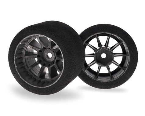 Matrix Tires 1/10 Pre-Mounted F1 Foam Rear Tires (2) (14mm Hex) (32 Shore)