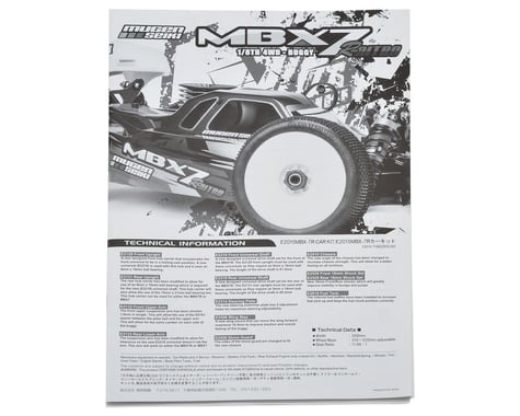 Mugen Seiki MBX7R Instruction Manual