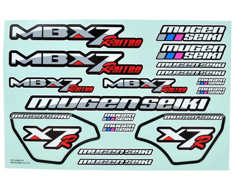 Mugen Seiki MBX7R Decal Sheet