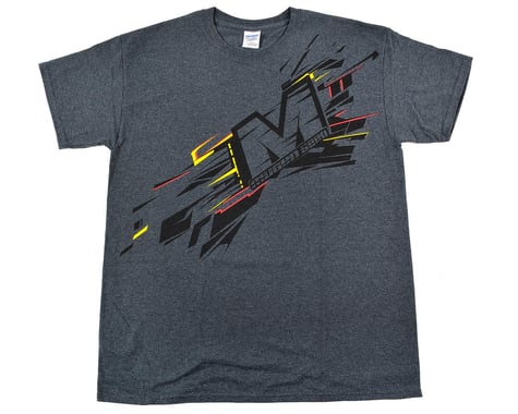 Mugen Seiki "M" Splash T-Shirt (Charcoal) (Medium)