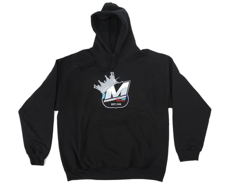 Mugen Seiki Worlds “M” Crown Logo Hooded Sweatshirt (Black) (Large)