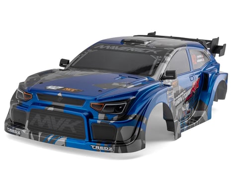 Maverick QuantumRX Flux 1/8 Rally Car Body (Blue)