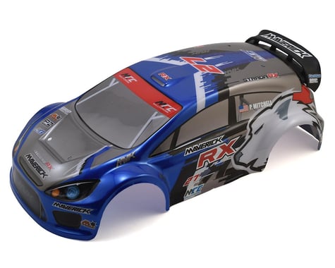 Maverick Strada RX Painted Rally Car Body (Blue)