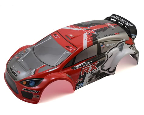Maverick Strada RX Painted Rally Car Body (Red)
