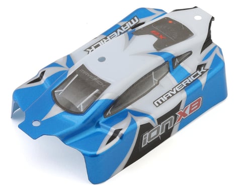 Maverick Ion XB Pre-Painted 1/18 4WD Electric Buggy Body (Blue/White)