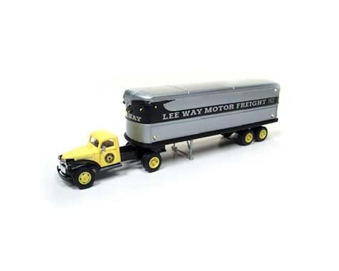 Classic Metal Works HO 1944-46 Chevy Tractor/Trailer, Lee Way