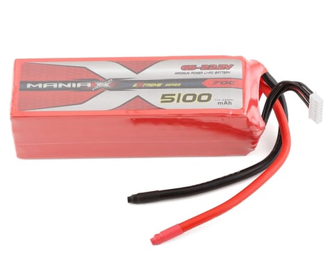 ManiaX 6S 70C LiPo Battery Pack (22.2V/5100mAh)