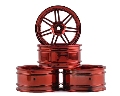 MST X603 Wheel Set (Red) (4) (+11 Offset)