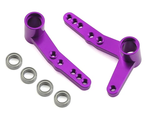 MST FXX-D Aluminum Steering Arm Set (Purple)