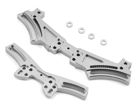MST FXX-D Aluminum Quick Adjust Damper Stay Set (Silver)