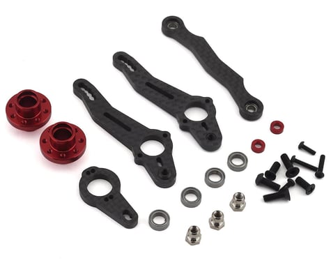 MST FXX 2.0 Carbon Steering Arm Set (Red)