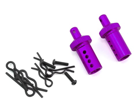 MST Aluminum Adjustable Body Post (Purple) (2)