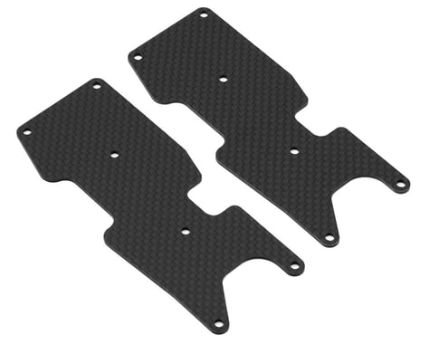 Position 1 RC Team Associated RC8T4 Carbon Fiber Rear Arm Inserts (2)