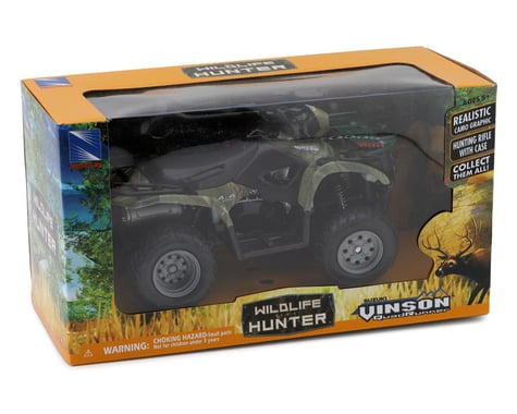 New Ray Wild Life Hunter 1/12 Suzuki Vinson 500 4x4 Quad Runner ATV Model