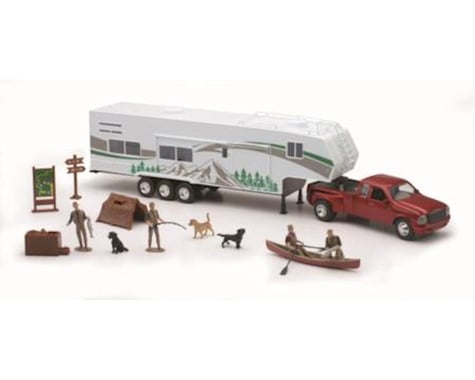 New Ray Die Cast Pick Up Camping Set