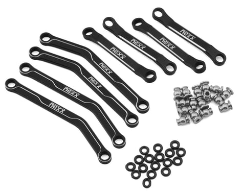 NEXX Racing Axial AX24 Aluminum High Clearance Suspension Links Set (Black)