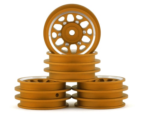 NEXX Racing TRX-4M 1.0" Aluminum Wheels (Gold) (4)
