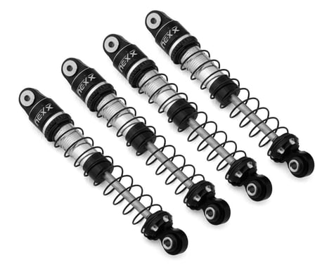 NEXX Racing AX24 52mm Aluminum Oil-Filled Long Travel Shocks (Black) (4)